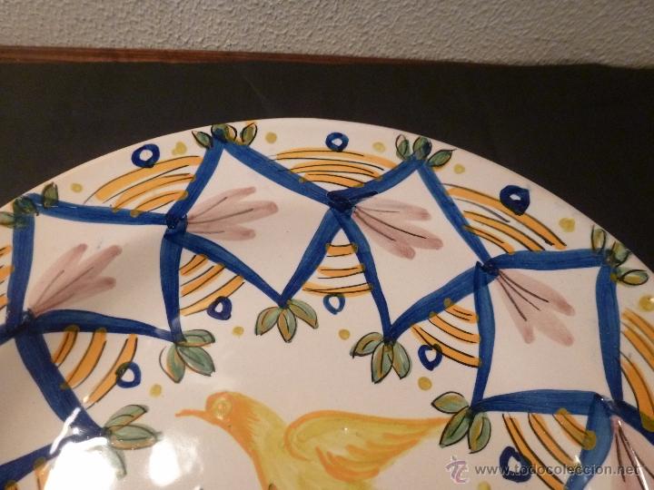 Antig&uuml;edades: PLATO DE MANISES PAJARO - Foto 3