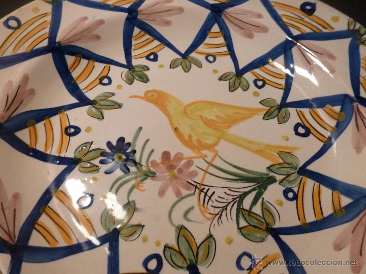 Antig&uuml;edades: PLATO DE MANISES PAJARO - Foto 6