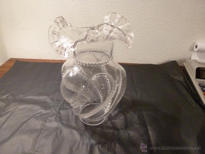 Antig&uuml;edades: TULIPA DE CRISTAL 24*14*7CM DE BOCA - Foto 3