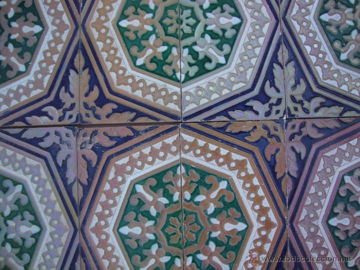 Antig&uuml;edades: Azulejo Ramos Rejano (reflejo de oro) - Foto 2
