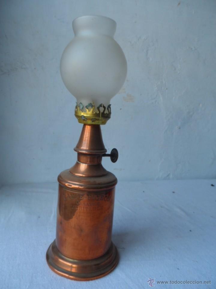 Antig&uuml;edades: LAMPARA QUINQUE MARCA PIGEON - Foto 1