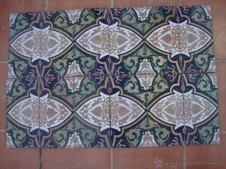 Antig&uuml;edades: Azulejos Ramos Rejano (reflejo de oro) - Foto 1