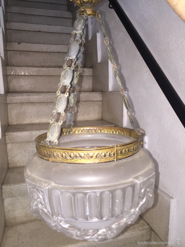 Antig&uuml;edades: LAMPARA DEL SIGLO PASADO - Foto 2