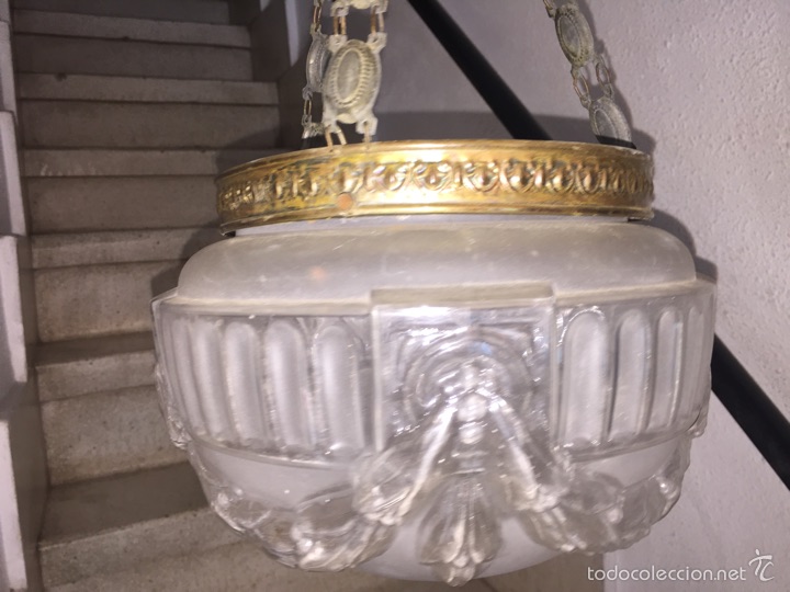 Antig&uuml;edades: LAMPARA DEL SIGLO PASADO - Foto 4