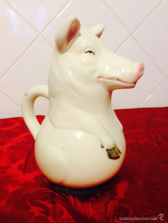 Antig&uuml;edades: Jarra de porcelana - Foto 2