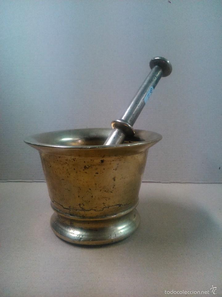 Antig&uuml;edades: Almirez en bronce - Foto 1
