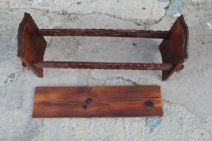 Antig&uuml;edades: REPISA EN MADERA CASTELLANA - Foto 3