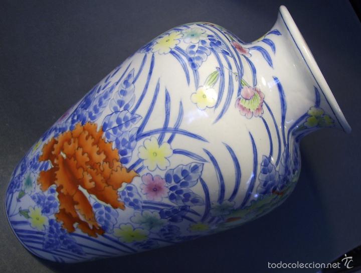 Antig&uuml;edades: GRAN  JARR&Oacute;N  DE  PORCELANA  ORIENTAL - Foto 7