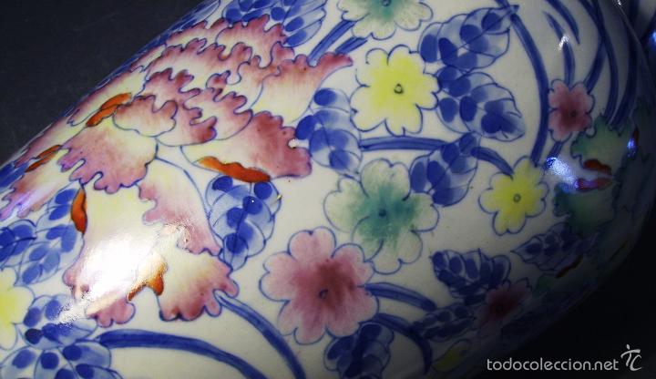 Antig&uuml;edades: GRAN  JARR&Oacute;N  DE  PORCELANA  ORIENTAL - Foto 12