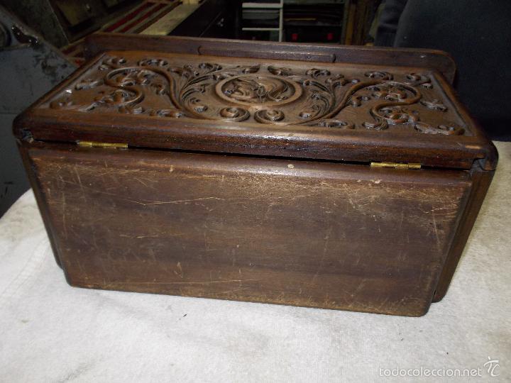 Antig&uuml;edades: Caja de madera - Foto 11