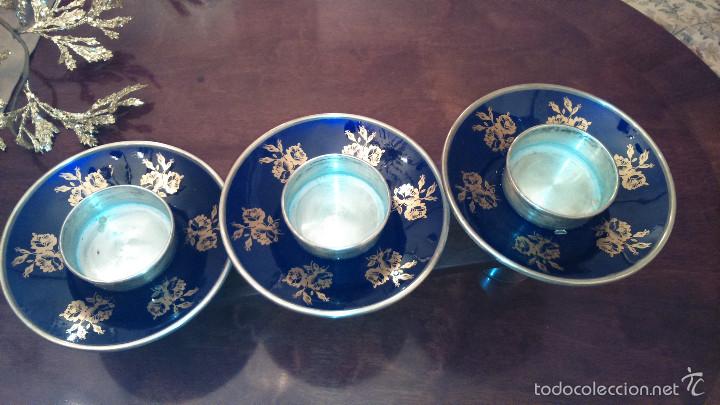 Antig&uuml;edades: candelabro de tres velones - Foto 2