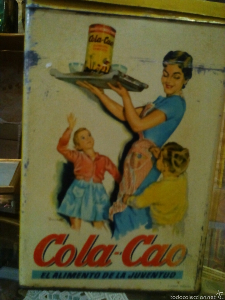 Antig&uuml;edades: Bote de Cola-Cao para arroz - Foto 1