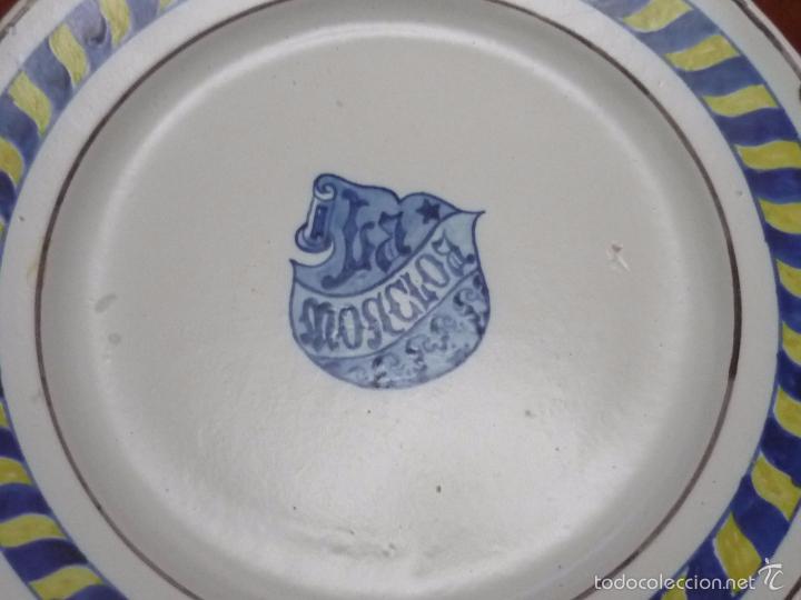 Antig&uuml;edades: Pareja de platos de cer&aacute;mica de la Moncloa - Foto 5