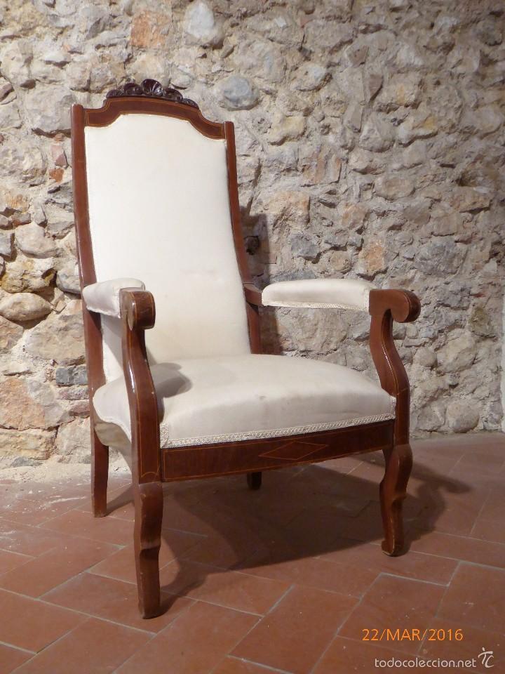 Antig&uuml;edades: SILLON CAOBA - Foto 1
