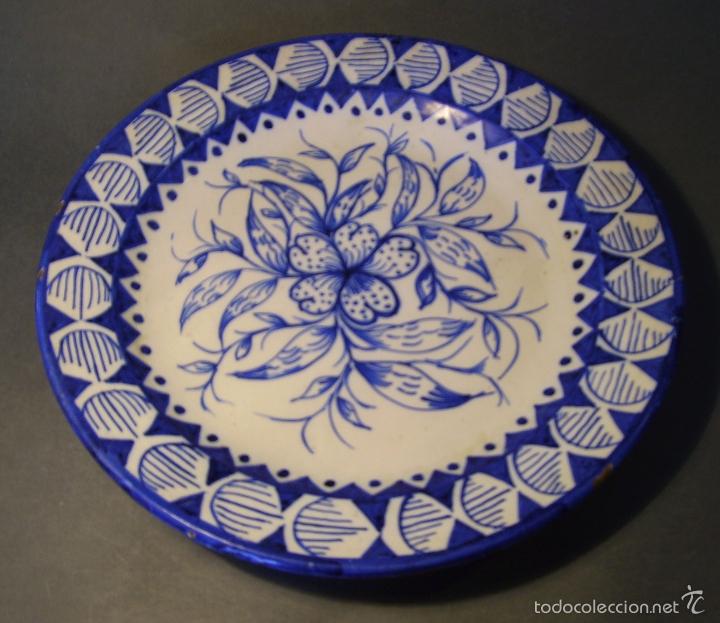 Antig&uuml;edades: GRAN  PLATO  CER&Aacute;MICA  DE  MANISES - Foto 2