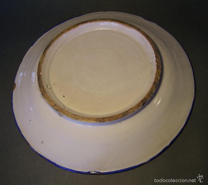 Antig&uuml;edades: GRAN  PLATO  CER&Aacute;MICA  DE  MANISES - Foto 8