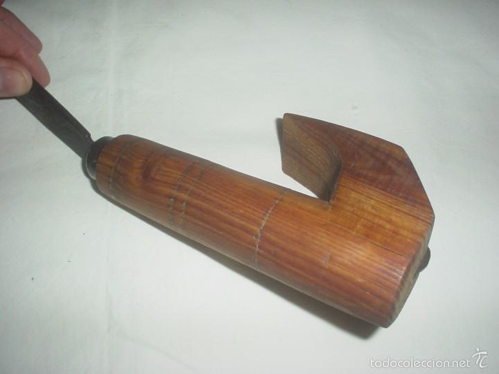Antig&uuml;edades: MANGO MADERA DE HOZ - Foto 2