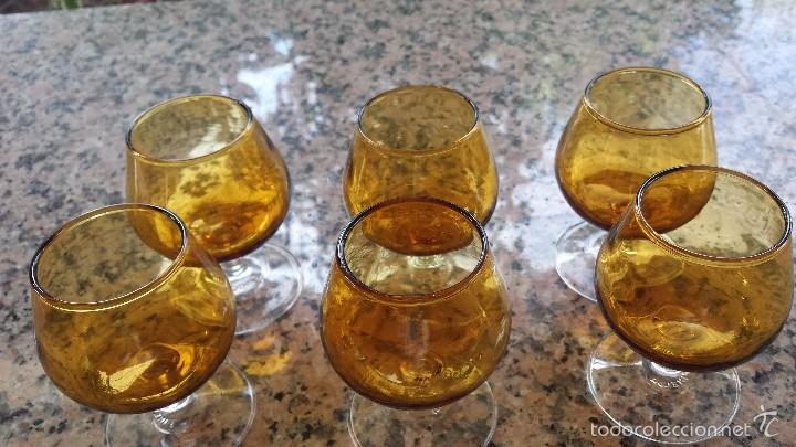 Antig&uuml;edades: antiguo juego de copas finelsa - Foto 2