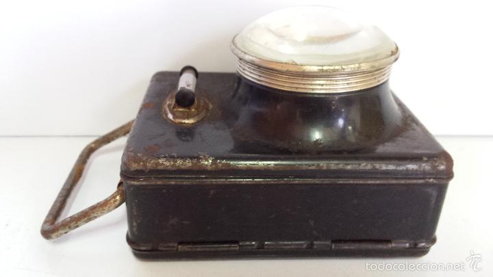 Antig&uuml;edades: ANTIGUA LINTERNA CRISTAL DE AUMENTO - FUNCIONANDO - Foto 4