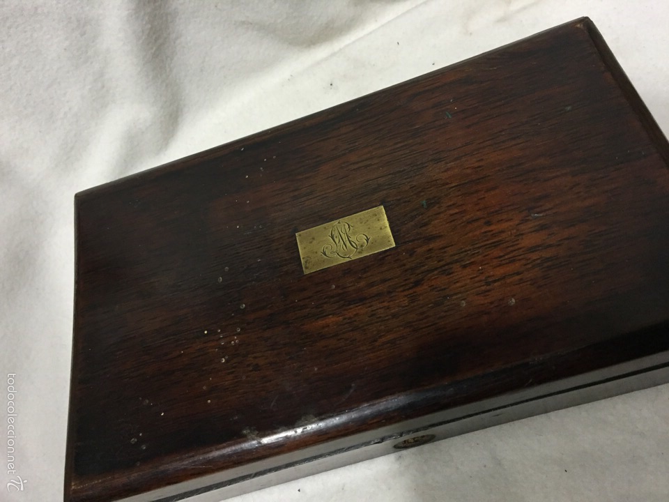 Antig&uuml;edades: Caja de juego de compases - Foto 2