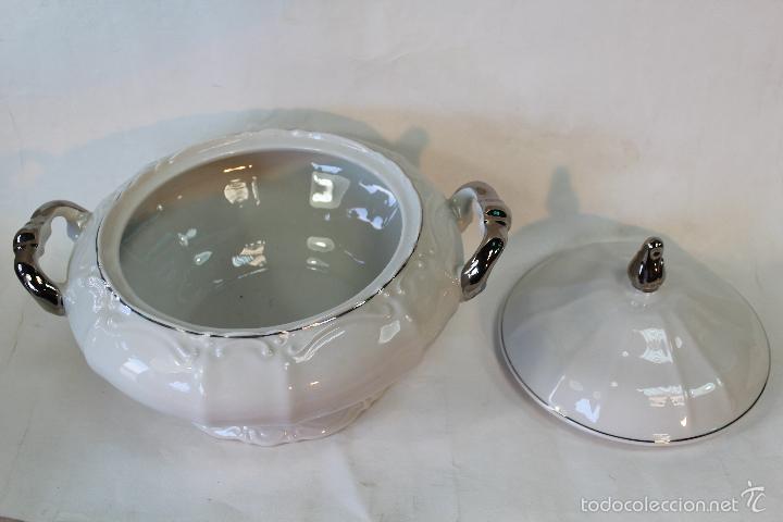 Antig&uuml;edades: SOPERA EN PORCELANA DE LEY - Foto 4