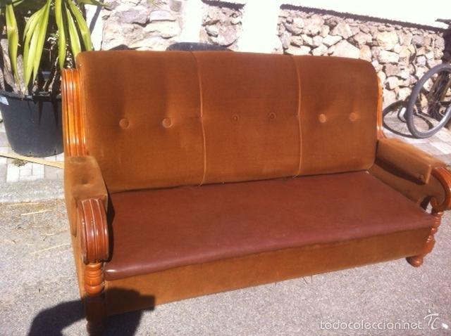 Antig&uuml;edades: CONJUNTO DE SOF&Aacute;S ANTIGUOS TRESILLO - Foto 7