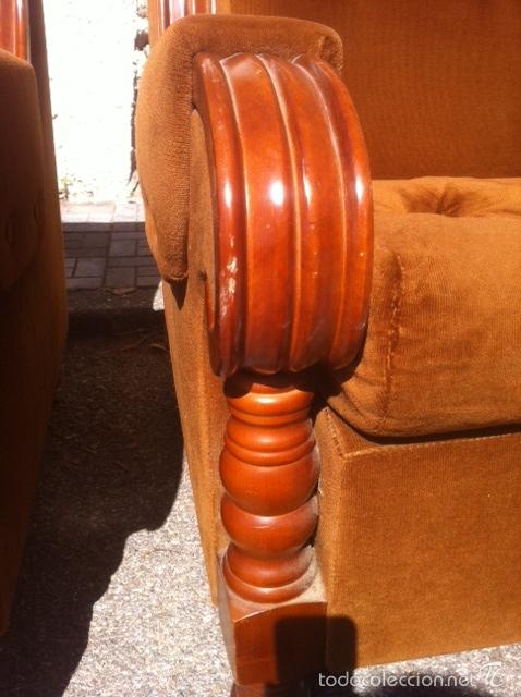 Antig&uuml;edades: CONJUNTO DE SOF&Aacute;S ANTIGUOS TRESILLO - Foto 2