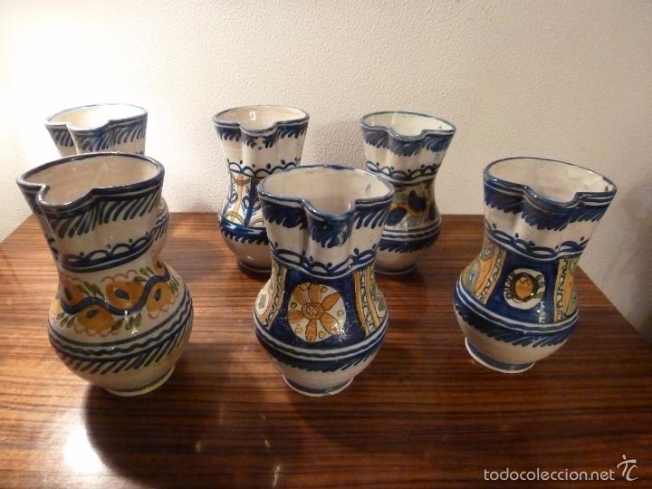 Antig&uuml;edades: seis jarras de manises (1) - Foto 1
