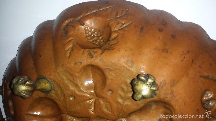 Antig&uuml;edades: BANDEJA COBRE CON FIRMA - Foto 8