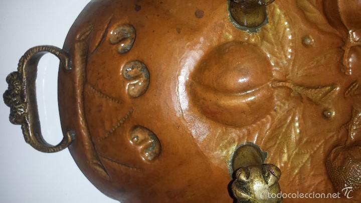 Antig&uuml;edades: BANDEJA COBRE CON FIRMA - Foto 10