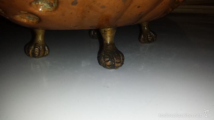 Antig&uuml;edades: BANDEJA COBRE CON FIRMA - Foto 14