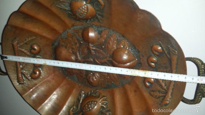 Antig&uuml;edades: BANDEJA COBRE CON FIRMA - Foto 16