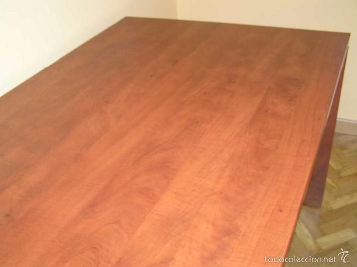 Antig&uuml;edades: MESA DE DESPACHO DE MADERA - Foto 5