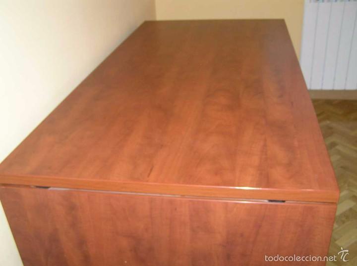 Antig&uuml;edades: MESA DE DESPACHO DE MADERA - Foto 6