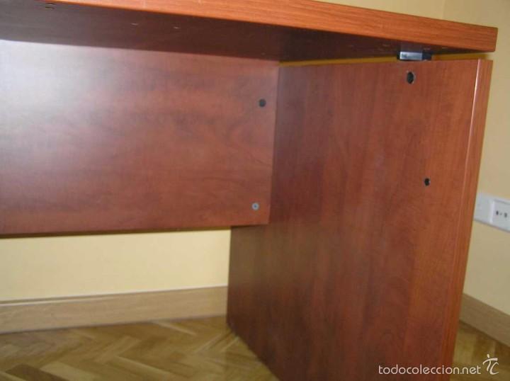 Antig&uuml;edades: MESA DE DESPACHO DE MADERA - Foto 10