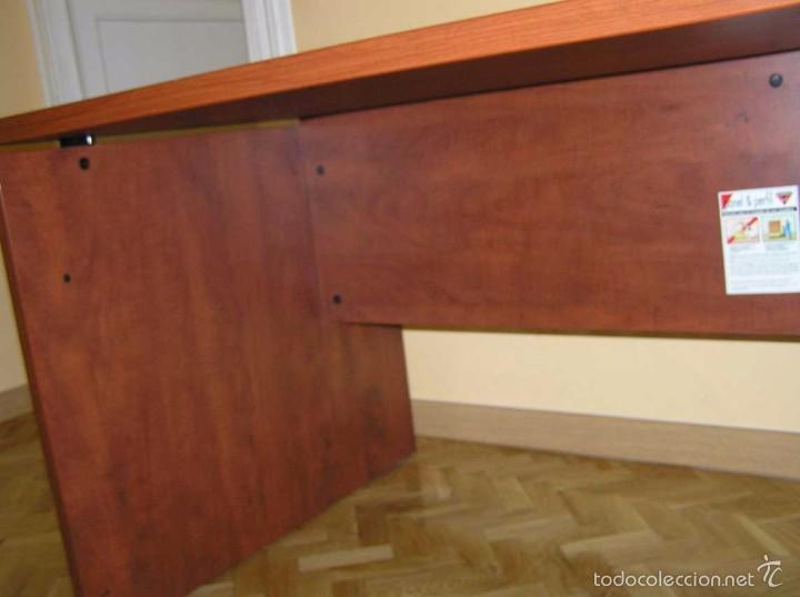 Antig&uuml;edades: MESA DE DESPACHO DE MADERA - Foto 11