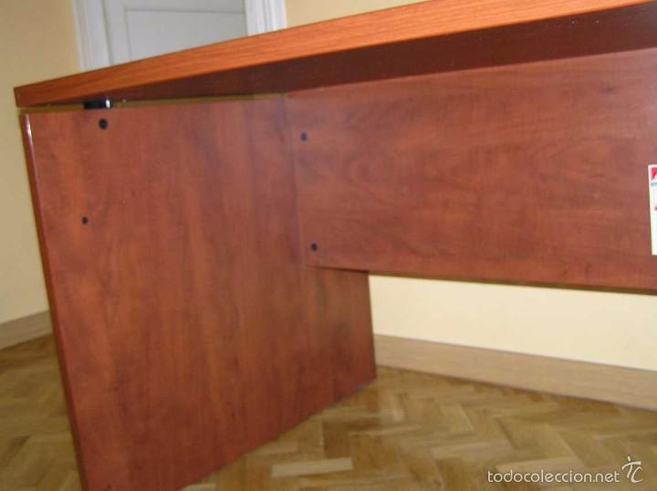 Antig&uuml;edades: MESA DE DESPACHO DE MADERA - Foto 12