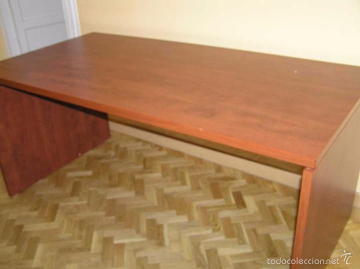 Antig&uuml;edades: MESA DE DESPACHO DE MADERA - Foto 14