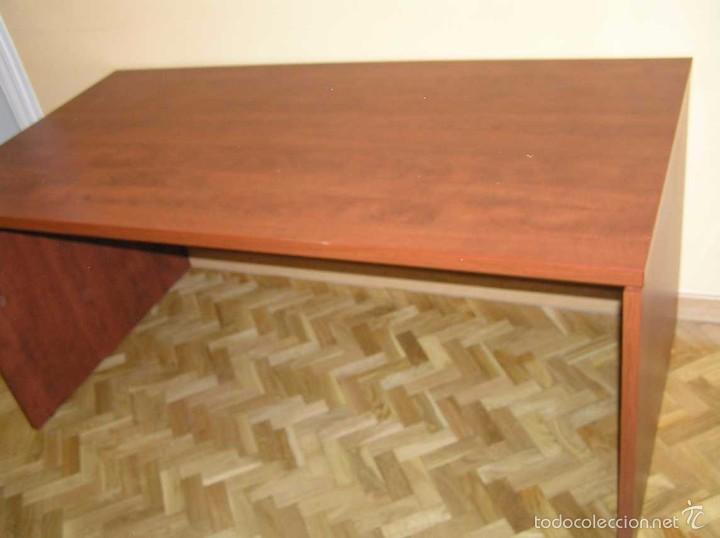 Antig&uuml;edades: MESA DE DESPACHO DE MADERA - Foto 16
