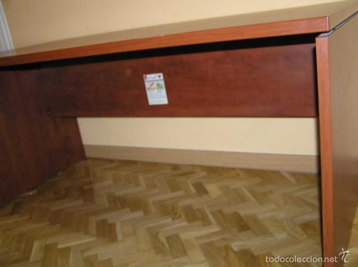 Antig&uuml;edades: MESA DE DESPACHO DE MADERA - Foto 17