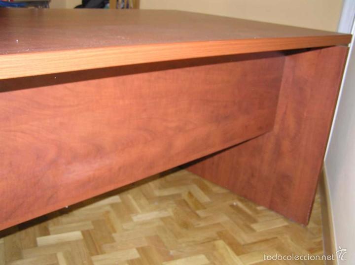 Antig&uuml;edades: MESA DE DESPACHO DE MADERA - Foto 21
