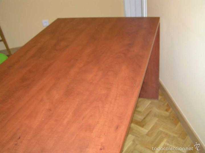 Antig&uuml;edades: MESA DE DESPACHO DE MADERA - Foto 23