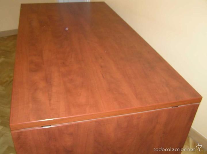 Antig&uuml;edades: MESA DE DESPACHO DE MADERA - Foto 24