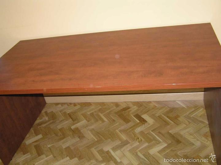 Antig&uuml;edades: MESA DE DESPACHO DE MADERA - Foto 26