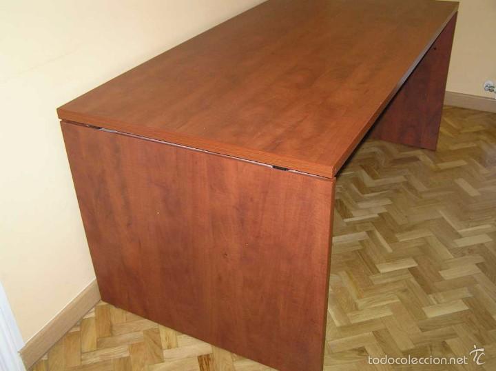 Antig&uuml;edades: MESA DE DESPACHO DE MADERA - Foto 28