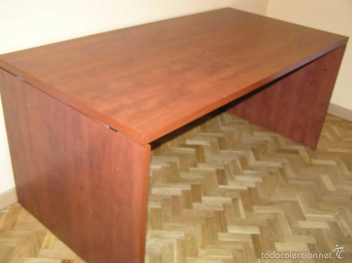 Antig&uuml;edades: MESA DE DESPACHO DE MADERA - Foto 29