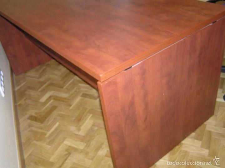 Antig&uuml;edades: MESA DE DESPACHO DE MADERA - Foto 30