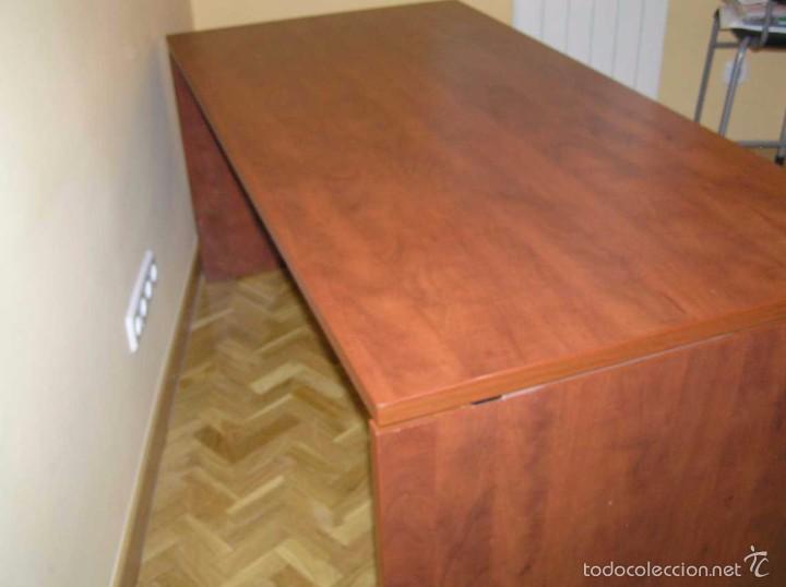 Antig&uuml;edades: MESA DE DESPACHO DE MADERA - Foto 31