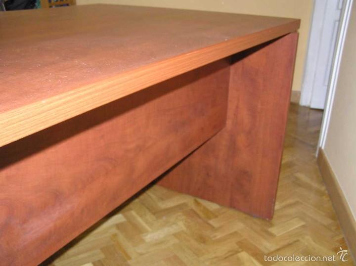 Antig&uuml;edades: MESA DE DESPACHO DE MADERA - Foto 33