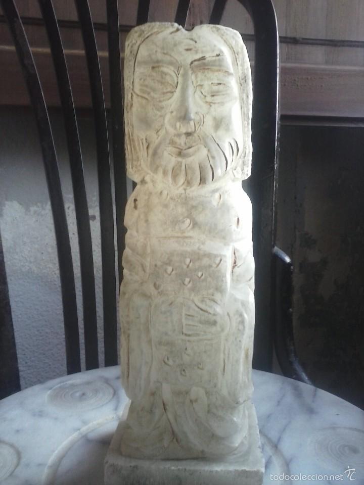 Antig&uuml;edades: FIGURA ORIENTAL DE ALABASTRO. - Foto 2
